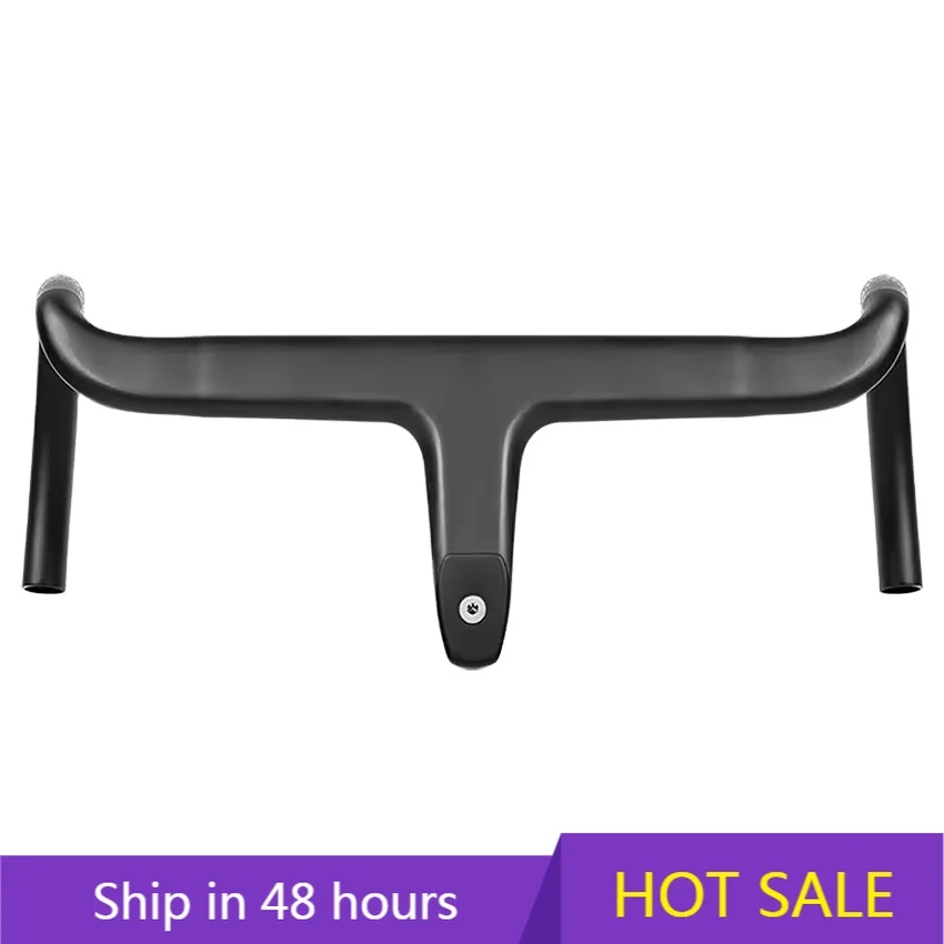 

POWER LEAP IRONDONKEY 440/470mm T1000 Carbon Gravel Road Bike Handlebar Fully Internal Routing Road Bicycle Integrate Handle Bar