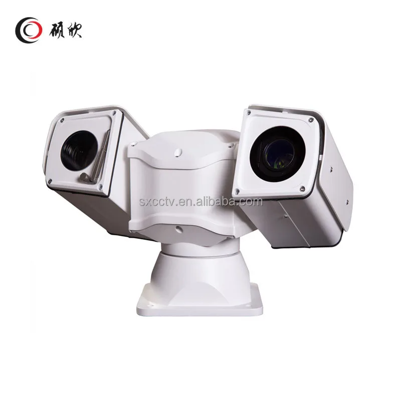 640x480 T Shape Dual Spectrum PTZ Thermal Camera With Visible Light HD Camera By RS485 Control