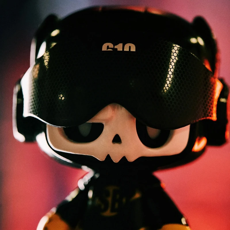 Mr.Bone JR SUPER BONE Schädel Maske Serie Anime Action-figuren Desktop Modell Dekor Sammlung Trendy Spielzeug Überraschung Angepasst Geschenke