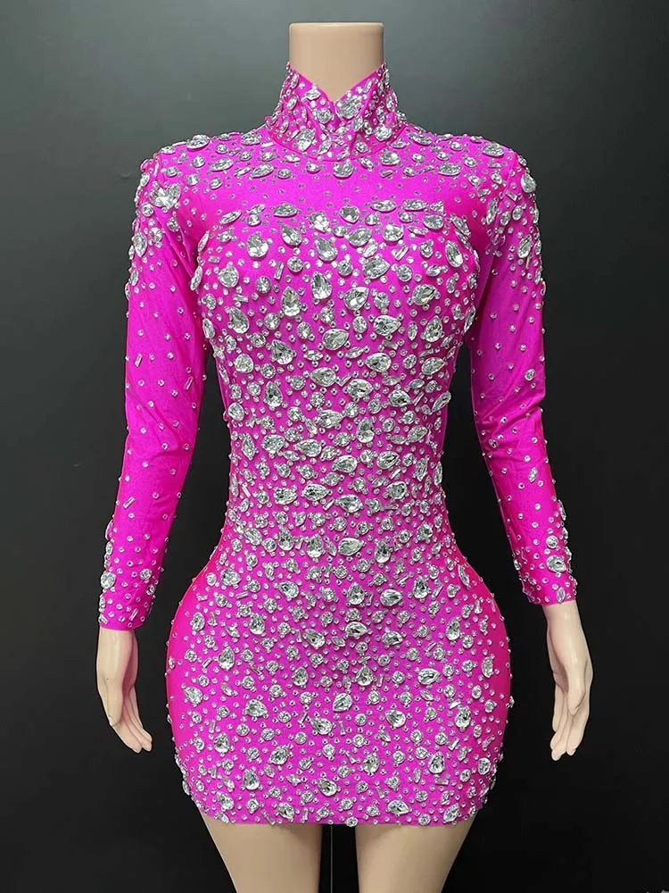 Abito in rete elastica sexy con stampa a caldo di alta qualità 2025 Abbigliamento da donna personalizzato di nuova moda