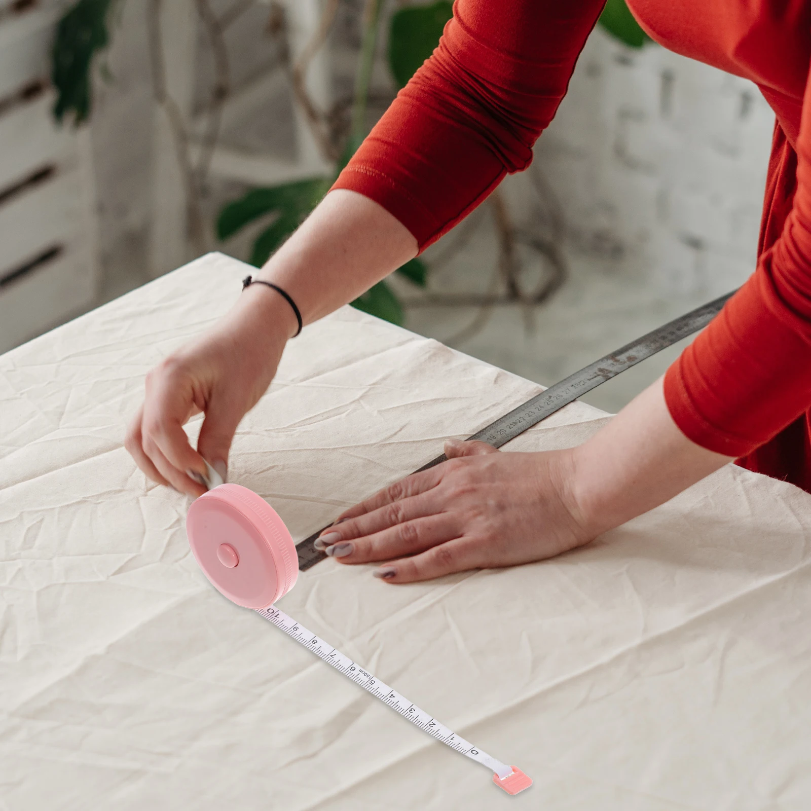 

Portable Soft Ruler 150cm Measurement Tape for Sewing Craft Mini High Accuracy Teachers Knitters Portable Lightweight