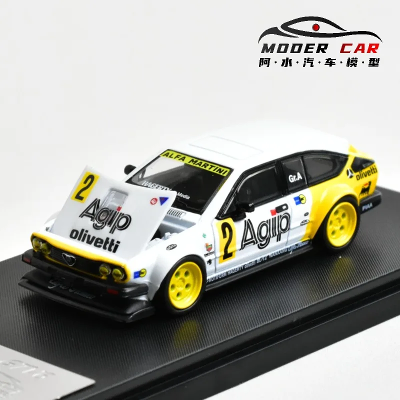 

In stock: 1:64 GB V6 wide-body modified die-cast simulation alloy car model, boy gift toy, adult collectible display item.
