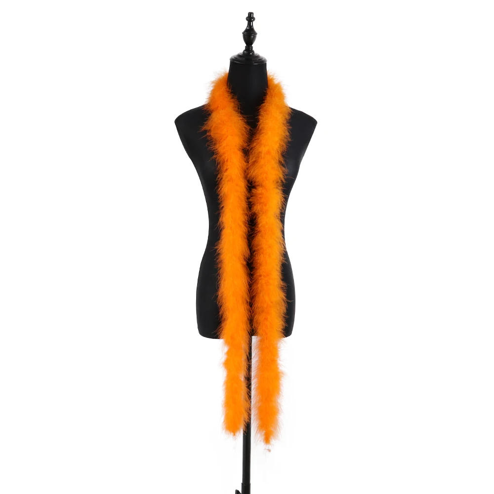 11 gram kalkoenveer boa pluizige maraboe veren sjaal bruiloft kleding accessoires vakantie decoraties naaien versieringen 2 meter