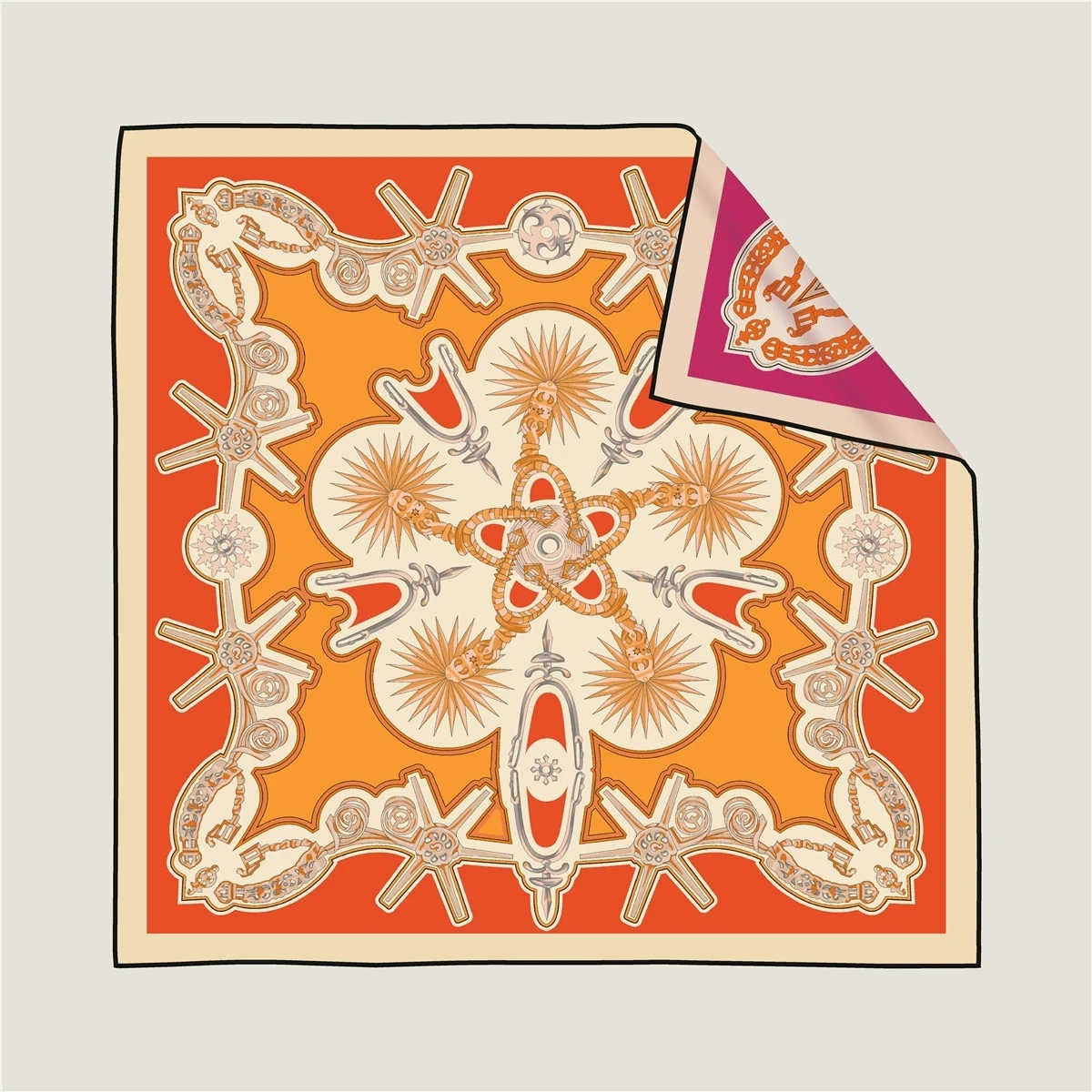 

New 90cm Hand Rolled Twill Silk Scarf Women Double-sided Printed Square Scarves Wraps Echarpes Foulards Femmel Hijabs