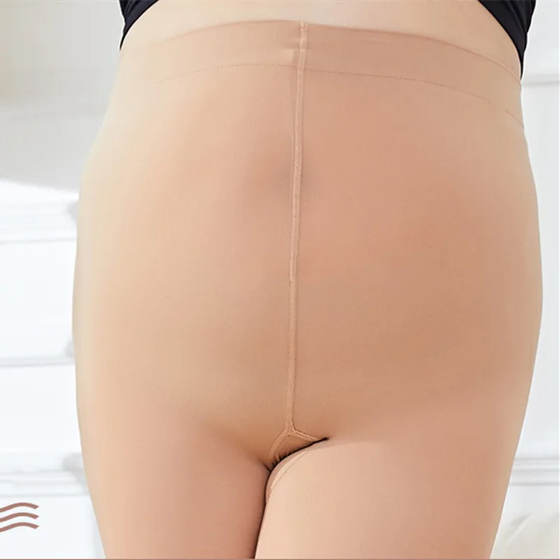 NEUE 150 kg Plus Größe Frauen Weiße Strumpfhosen 120D Frühling Herbst Warme Strumpfhosen Große Größe Hohe Taille Weibliche Stretchy dünne Samt Engen – Detail 16