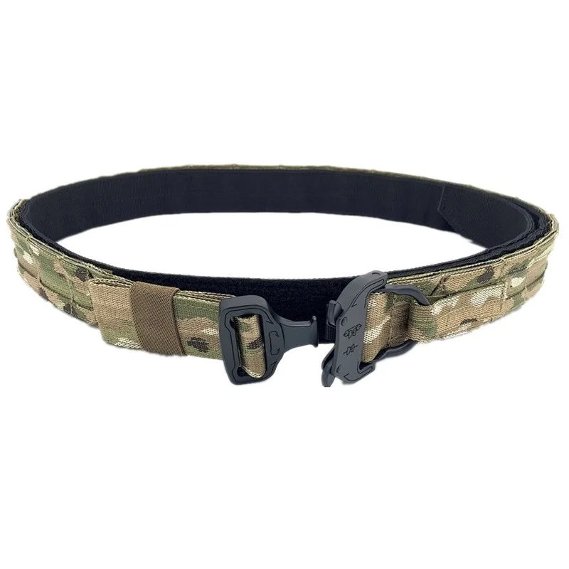 

Belt Military Tactical Molle Airsoft Battle Belt Army Multicam Men Training Combat Fighter Belt Outdoor Hunting Adjustable