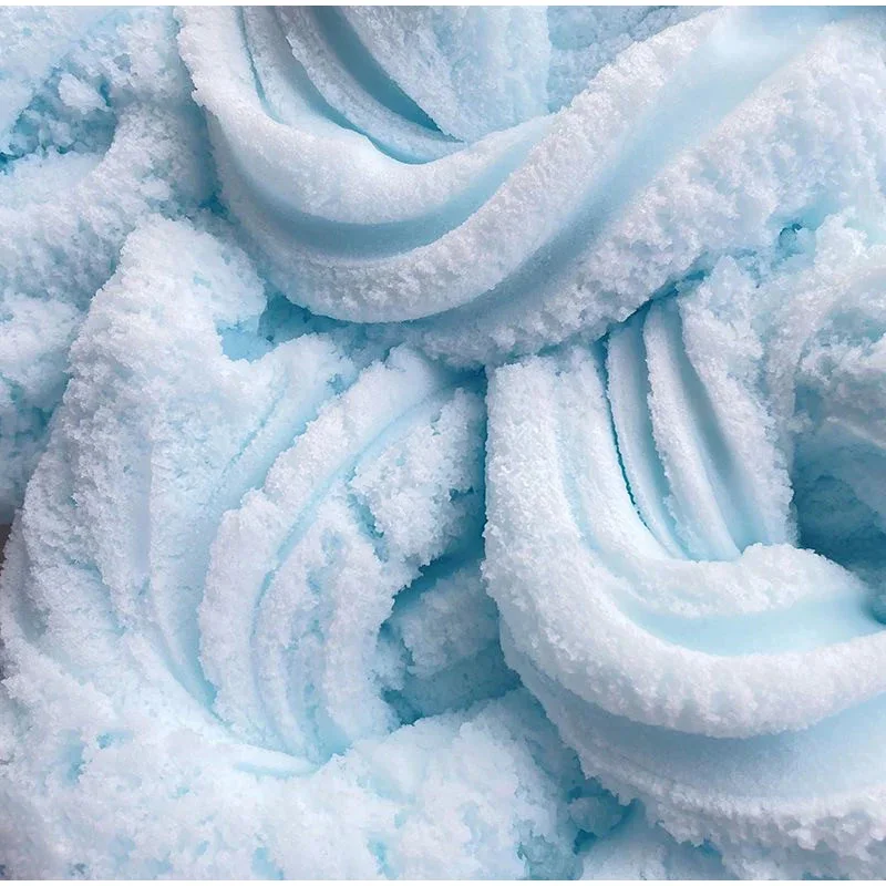 Sea Salt Thousand Silk Slime Snow Texture DIY Toy ASMR Stress Relief Sensory Squishy Toy for Adults Home Office Relieve Stress