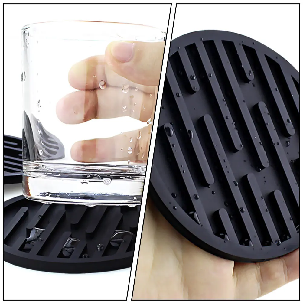 

Silicone Coaster Cup Holder Coasters for Desk Desktop Mats Dining Room Table Decor