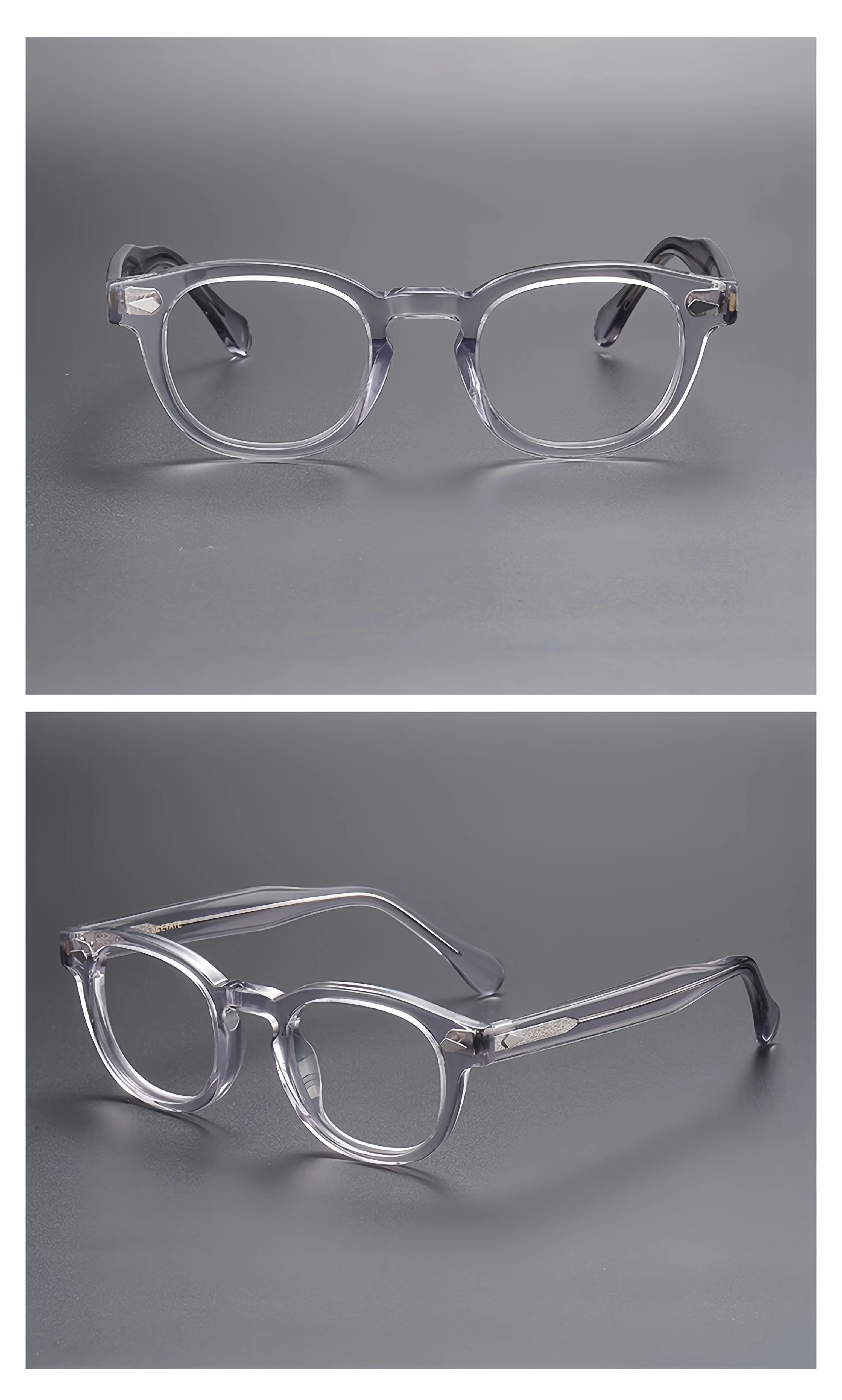 MOSCOT Style LEMTOSH Glasses Luxury Classic Tortoise Black Round Vintage Acetate Frame Unisex Celebrity Inspired Eyewear