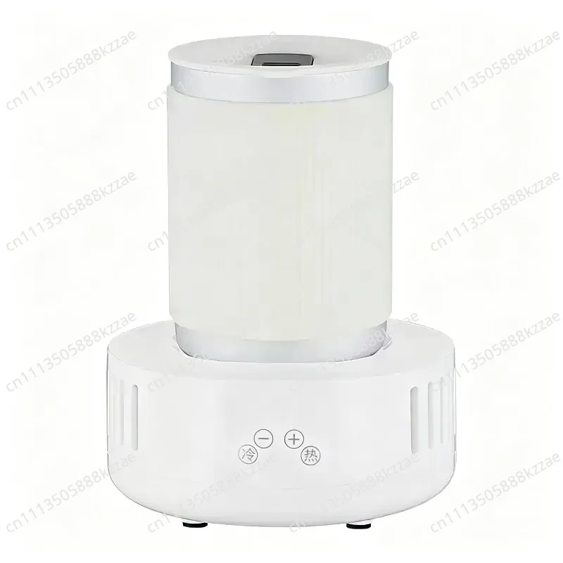500ML Desktop Electric Cup Heater Cooler Anti-Slip Leak-Proof Mug Warmer for Home Office Travel Use