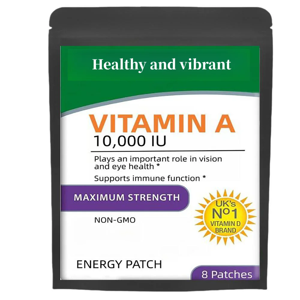 

Vitamin A 10,000 Iu Premium Non-gmo Formula Patches, Contains Biotin & Folic Acid, Maximum Strength Rapid Sbsorption