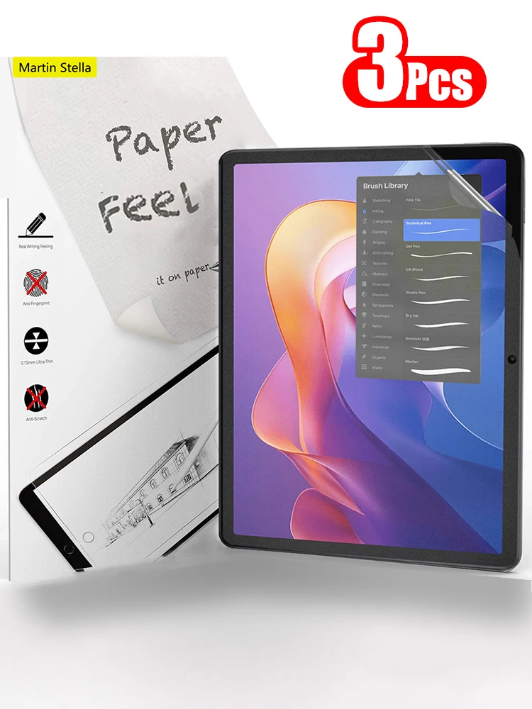3 Stück Papiergefühl wie Displayschutzfolie für Xiaomi Redmi Pad 2 11 Zoll 2025 Film ohne Glas