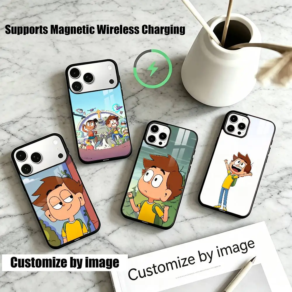 Cartoon Nate Is L-Lates  Phone Case For iPhone18,17,16,15,14,13Plus,Pro Supports Magnetic Wireless Charging