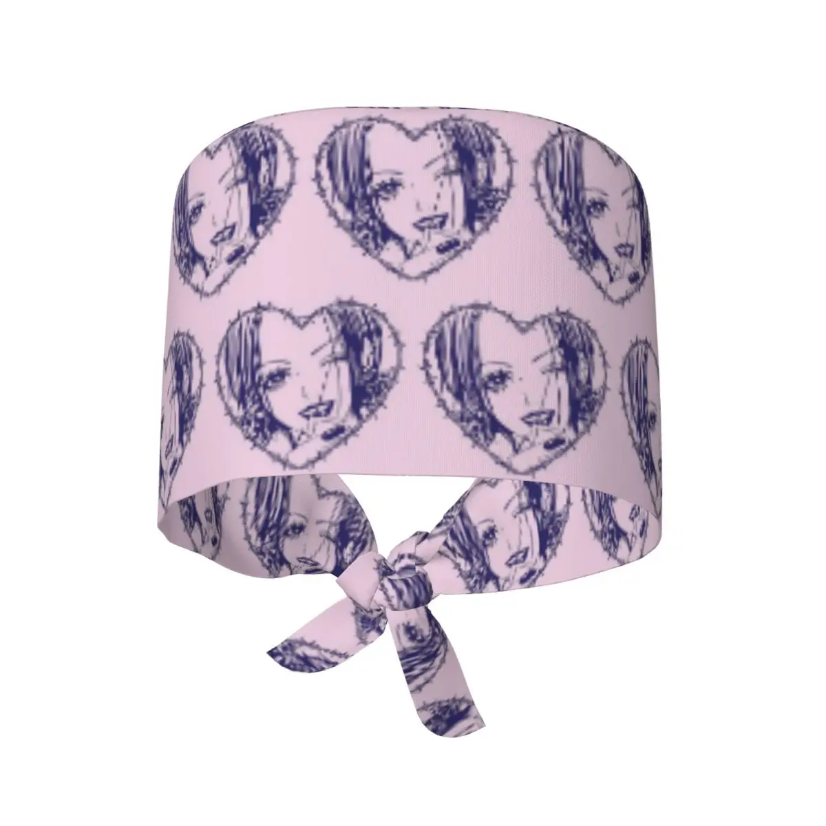 Nana Osaki Barbed Wire Heart Spread Scrub Hat Doctor Working Surgical Cap Men Women Adjustable Nursing Caps for Dentist