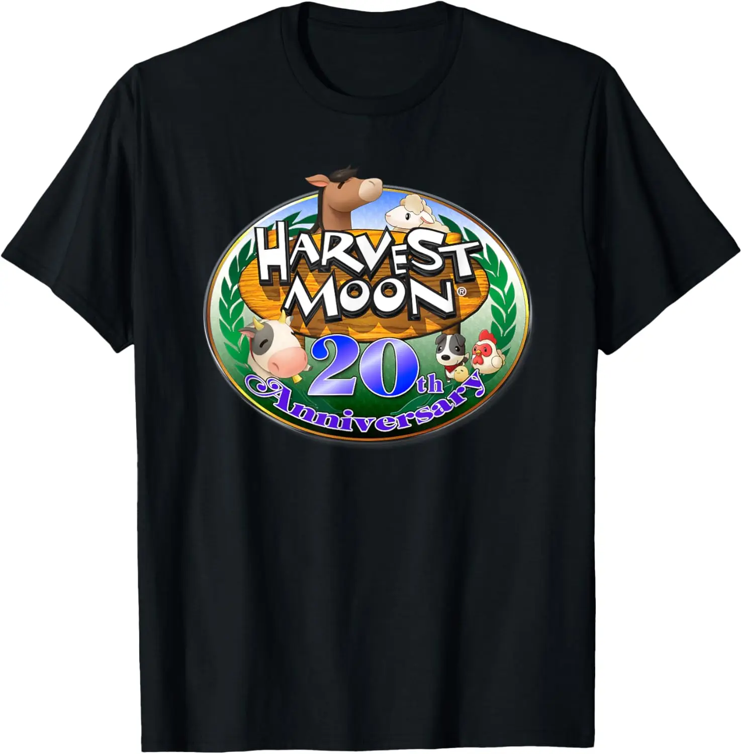 Official Harvest Moon 20th Anniversary T-Shirt T-Shirt