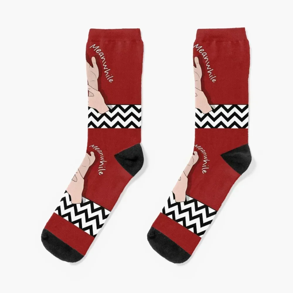 

Twin Peaks - Meanwhile Socks warm winter Rugby happy kawaii Men's Socks Luxury Women's