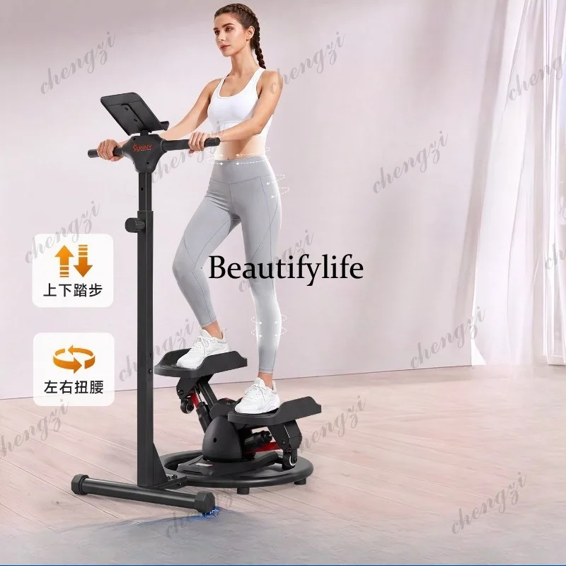 Waist-twisting stepper indoor fitness equipment for home stair climbers, slimming legs, waist, and fat burning