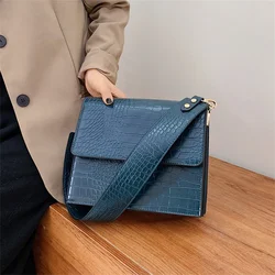 Luxury Brand Female Tote Bag 2024 Fashion New Quality Leather Women Designer Handbag Crocodile Pattern Shoulder Messenger Bag