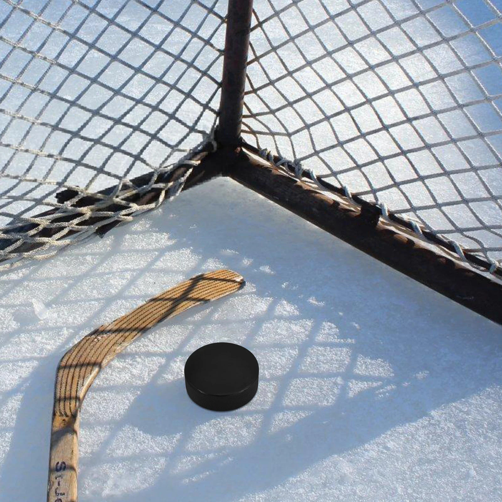 4 Buah Pucks Hoki Es Bahan Karet Pucks Latihan Dapat Digunakan Kembali untuk Remaja Dewasa Roller Skating Permainan Hoki Bagian Aksesori Olahraga