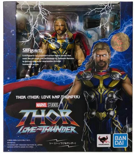 【En stock】 Figurine Bandai SHF Thor 4 Jane Foster, Thor puissant, Doctor Strange, Marvel, avec boîte.