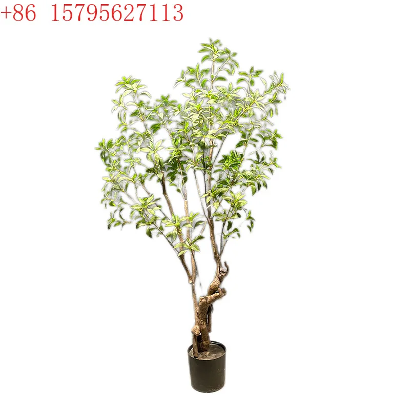 

Имитация растений, украшения интерьера, искусственные деревья, растения в горшках от пола до потолка с зелеными растениями в горшках, ландшафтный дизайн