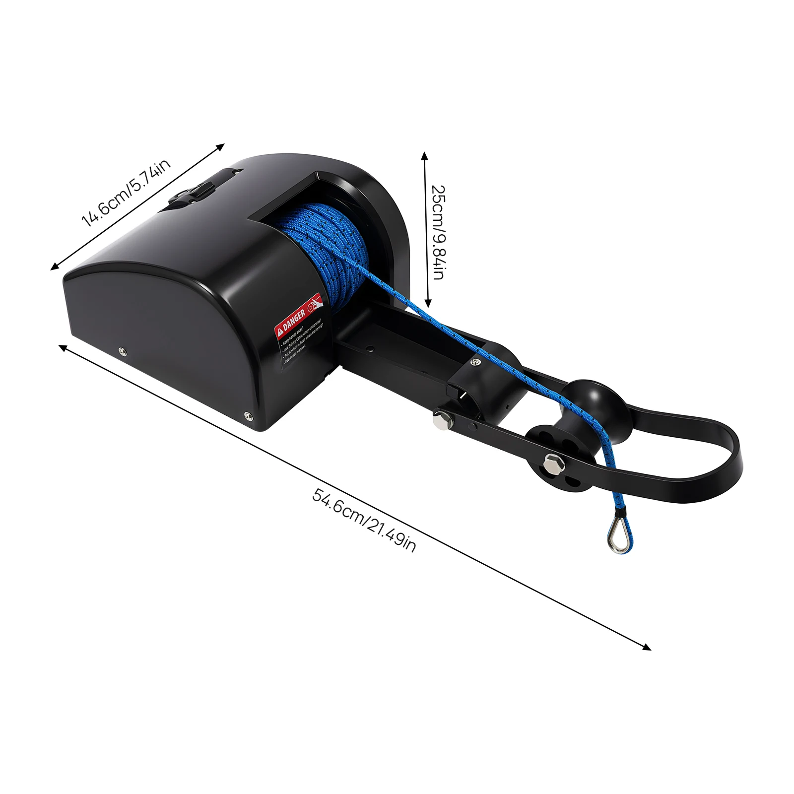 

Электрическая лебедка для якоря лодки, лебедка для лодок, электрическая лебедка для якоря для лодок длиной 24 фута, подходит для использования на озерах, реках, море