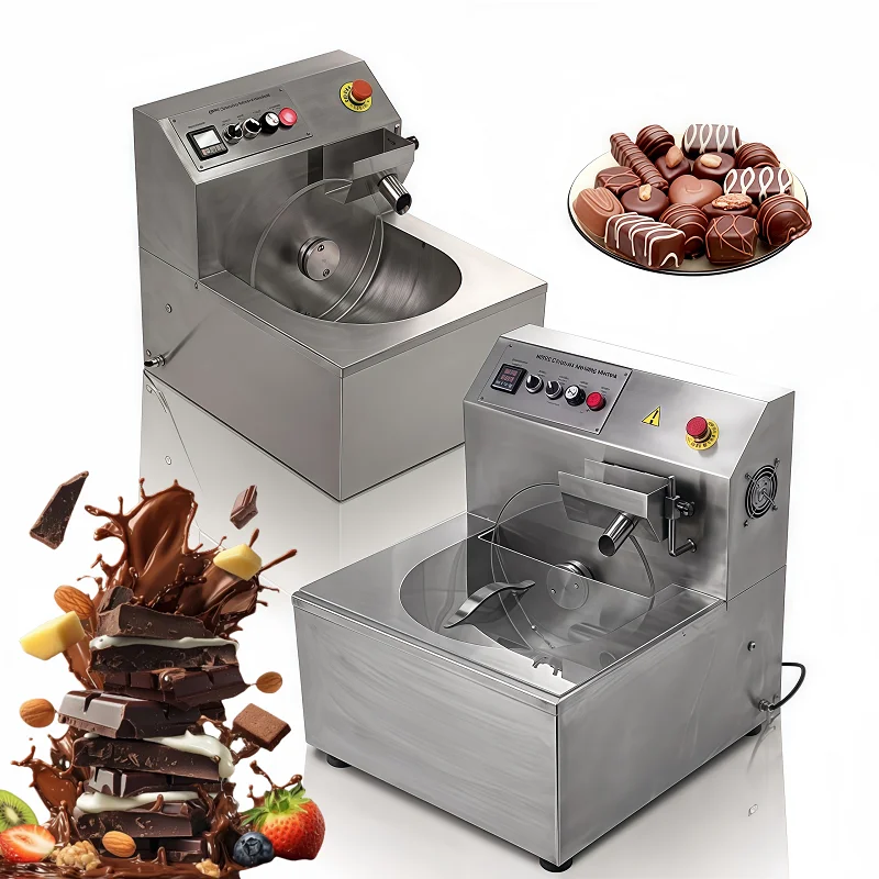 

8kg Automatic Chocolate Tempering Machine Candy Chocolate Melting Furnace Melter Pot Commercial Chocolate Melting Machine