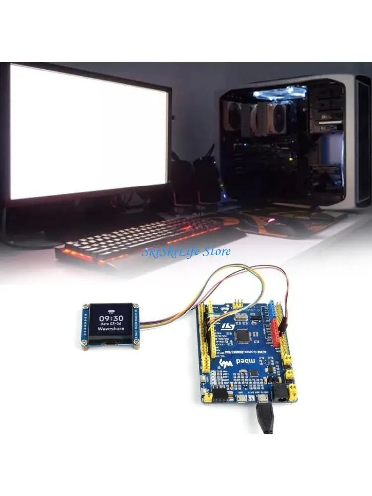 

E65E 1.5" OLED Display Module with SH1107 Driver Chip 128×128 Two Display Colors