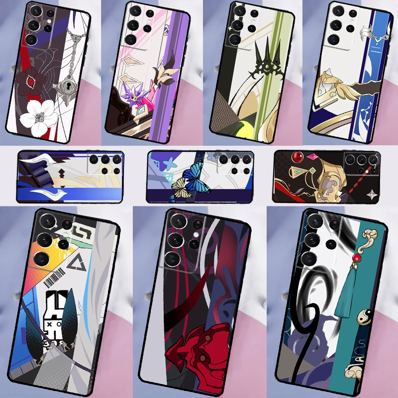 Honkai Impact funda para Samsung Galaxy, carcasa para Samsung Galaxy S23, S22 Plus, S21 Ultra, Note 20, S8, S9, S10, Note 10 Plus, S20 FE