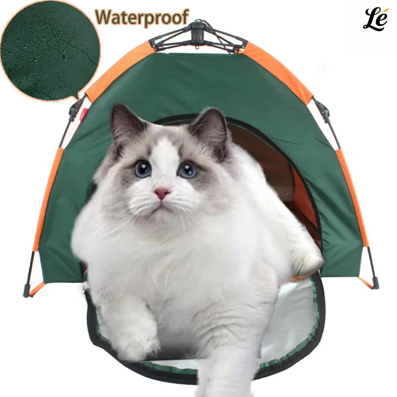 

Portable Pet Camping Tent - Foldable Waterproof Outdoor House For Dogs Cats Puppies Kittens All Season Washable Play Shelter