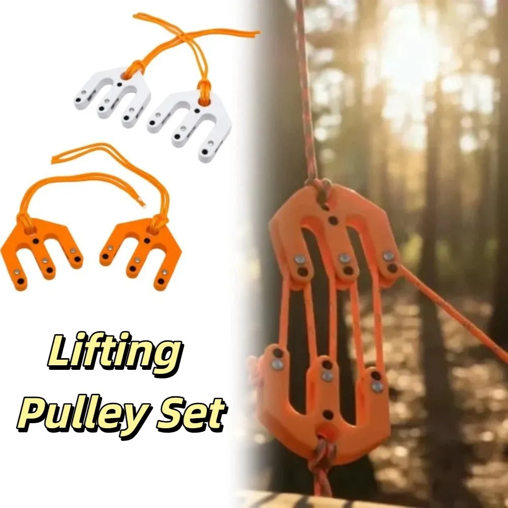 Multifunctional Portable Hoist Block Nylon Material Ultralight Block And Tackle System Pulley System Portable Design
