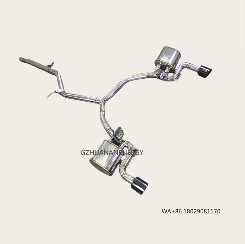 

Высокопроизводительная выхлопная система Valvetronic Catback для A4L 2.0T, нержавеющая сталь, глушители и выхлопные трубы