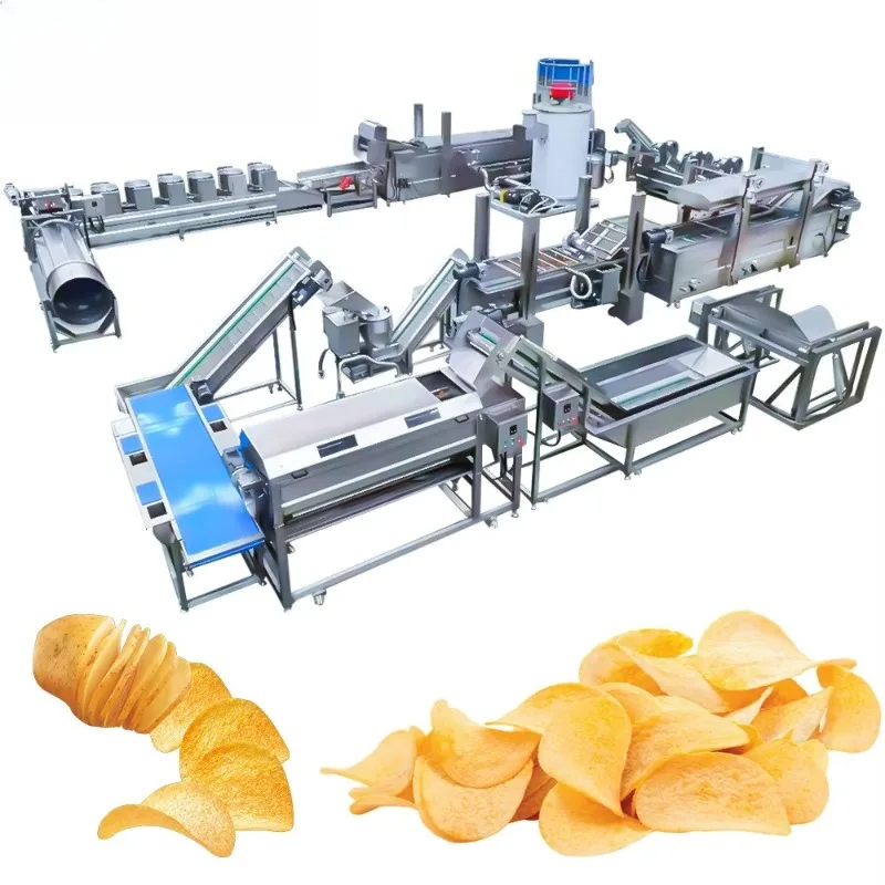 Custom Potato Chips/Banana Chips/Vegetable Potato Chips Multifunctional Snack Food Production Line
