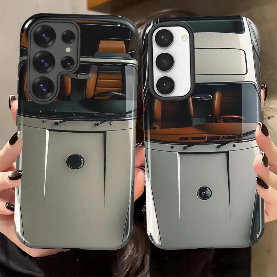 Soft Cover Capa Phone Case for Samsung Galaxy S26 Ultra A56 A16 A26 S25Ultra S23 S20 FE S24 Ultra A36 Luxury Cool Cars