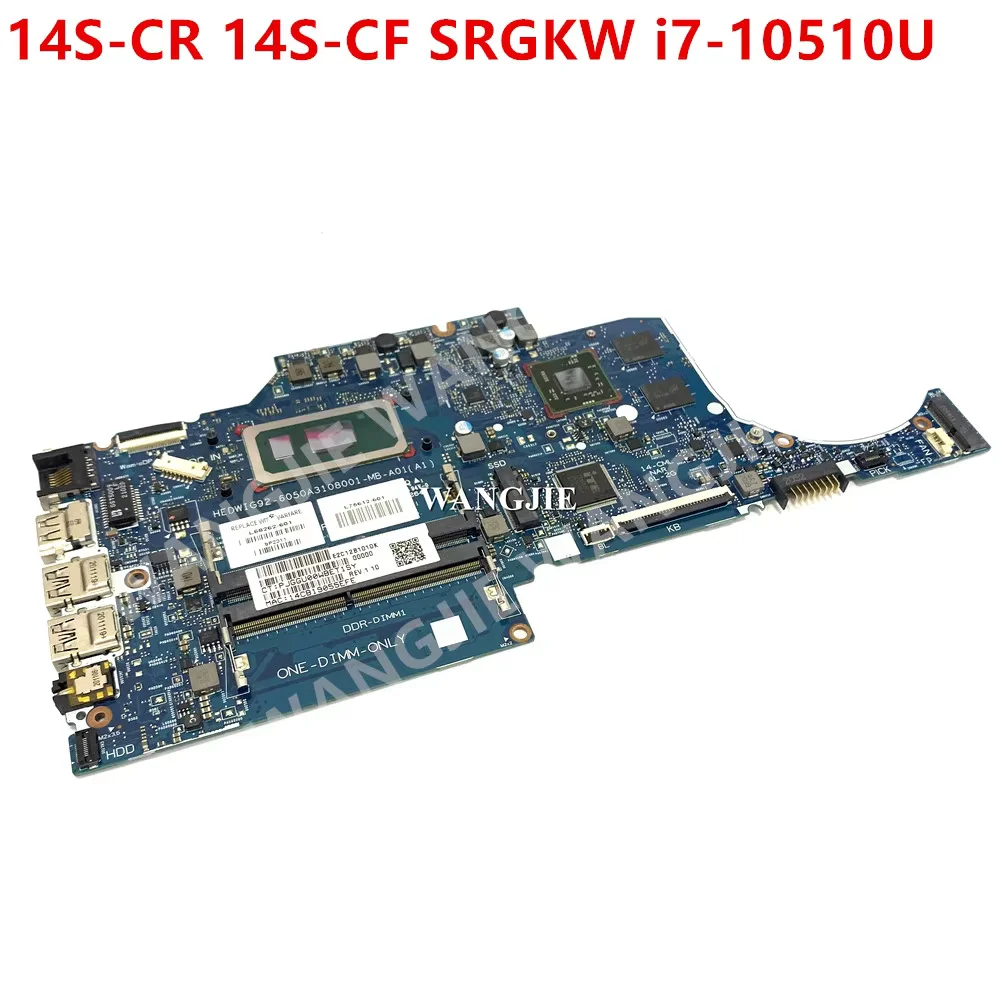 L68262-601 L68262-001 L68261-601 For HP 14S-CR 14-CF 14s-cf 14-CK 240 G7 14-CR Laptop Motherboard 6050A3108001 100% Working