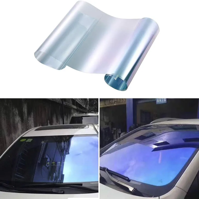 Precio de fábrica Rainbow VLT88 % Película de color camaleón Película autoadhesiva para ventana solar de parabrisas