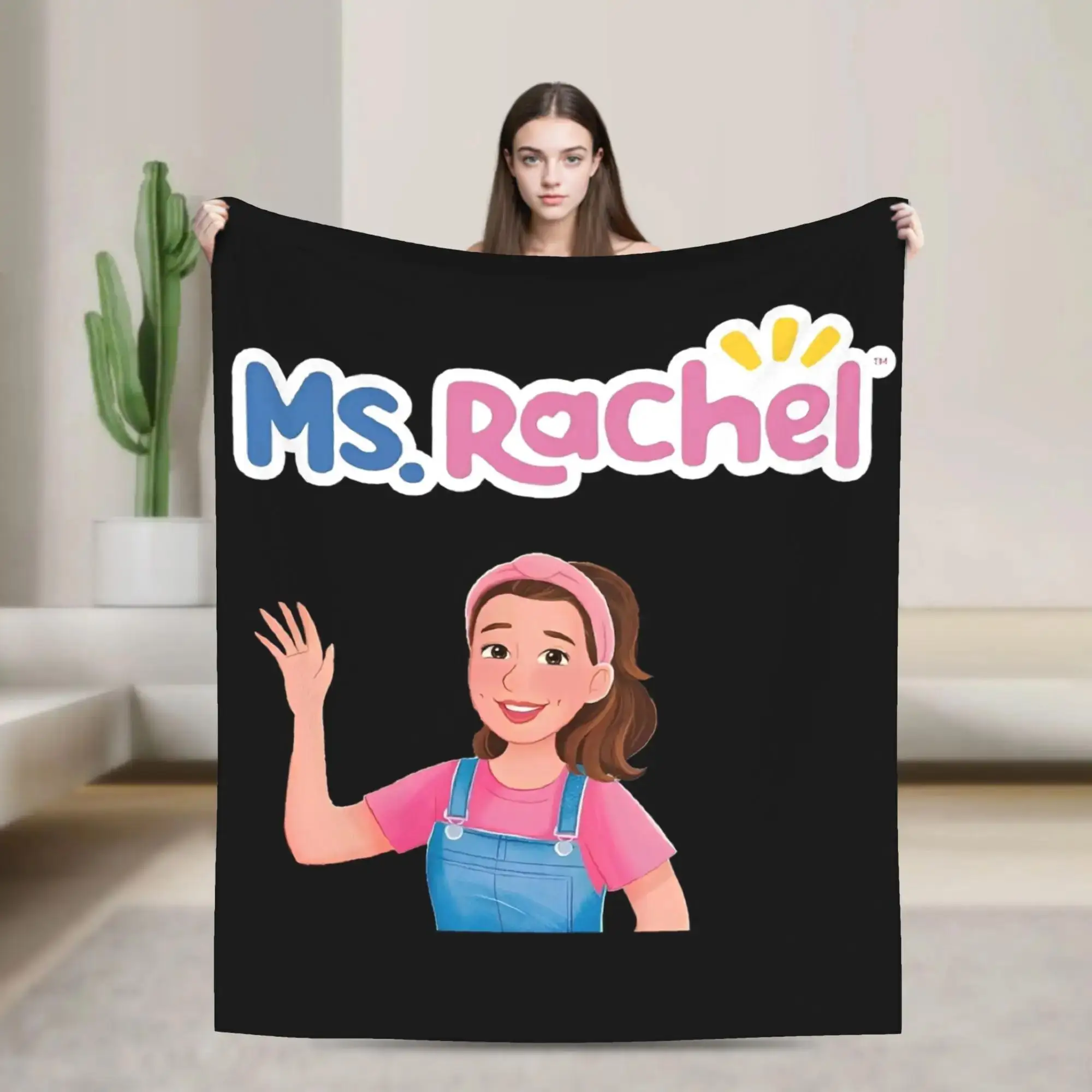 

Miss Rachel Soft Warm Blanket for Travel Office Home Plush Flannel Throw for Couch Bed Sofa Cover