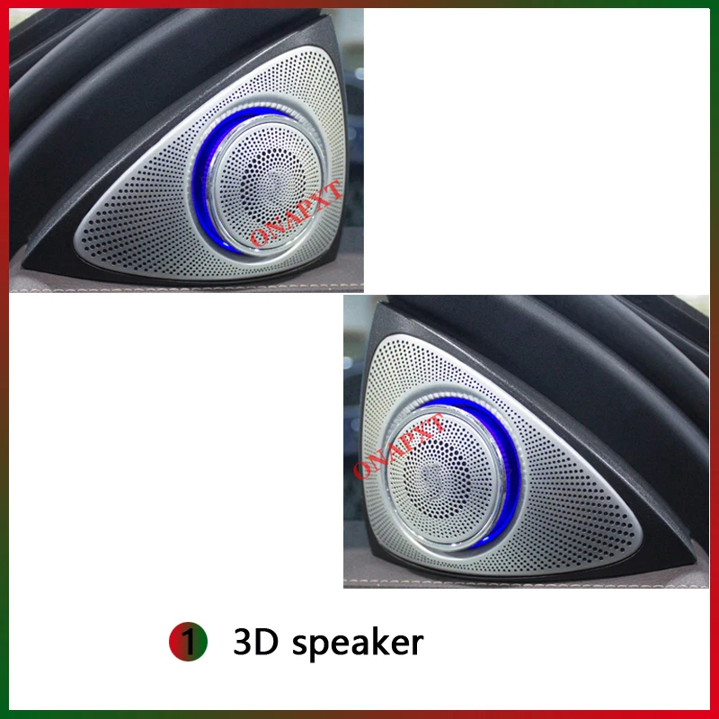 Für Mercedes-Benz E-Klasse W213 Coupé W238 LED Umgebungs licht 3D Hochtöner Speeker Hintergrund beleuchtung Entlüftung Turbine Auto Atmosphäre Lampe