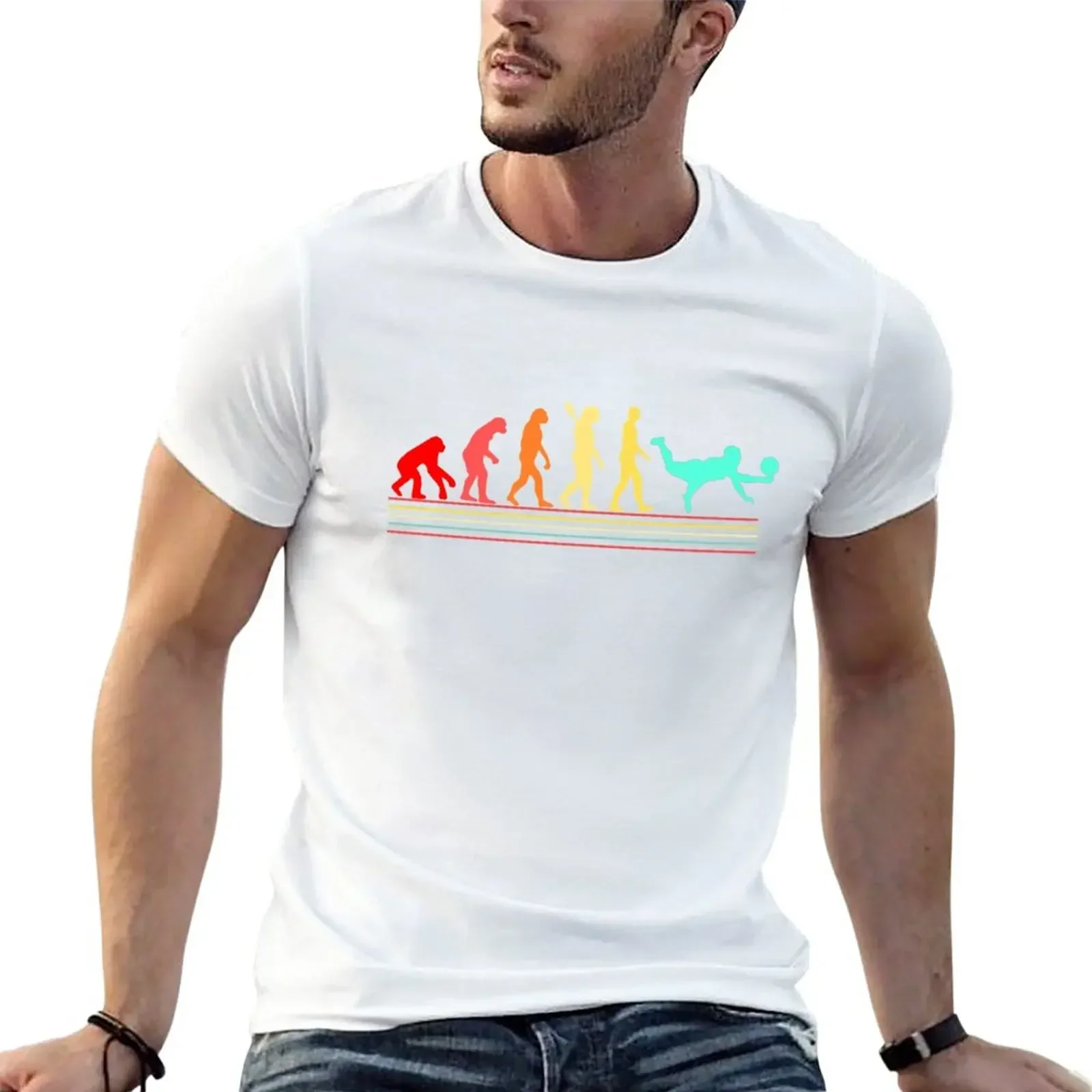 New Volleyball Evolution Beach Volleyball Volleyball T-Shirt Blouse mens t shirt graphic tshirts for mens designer clothes style