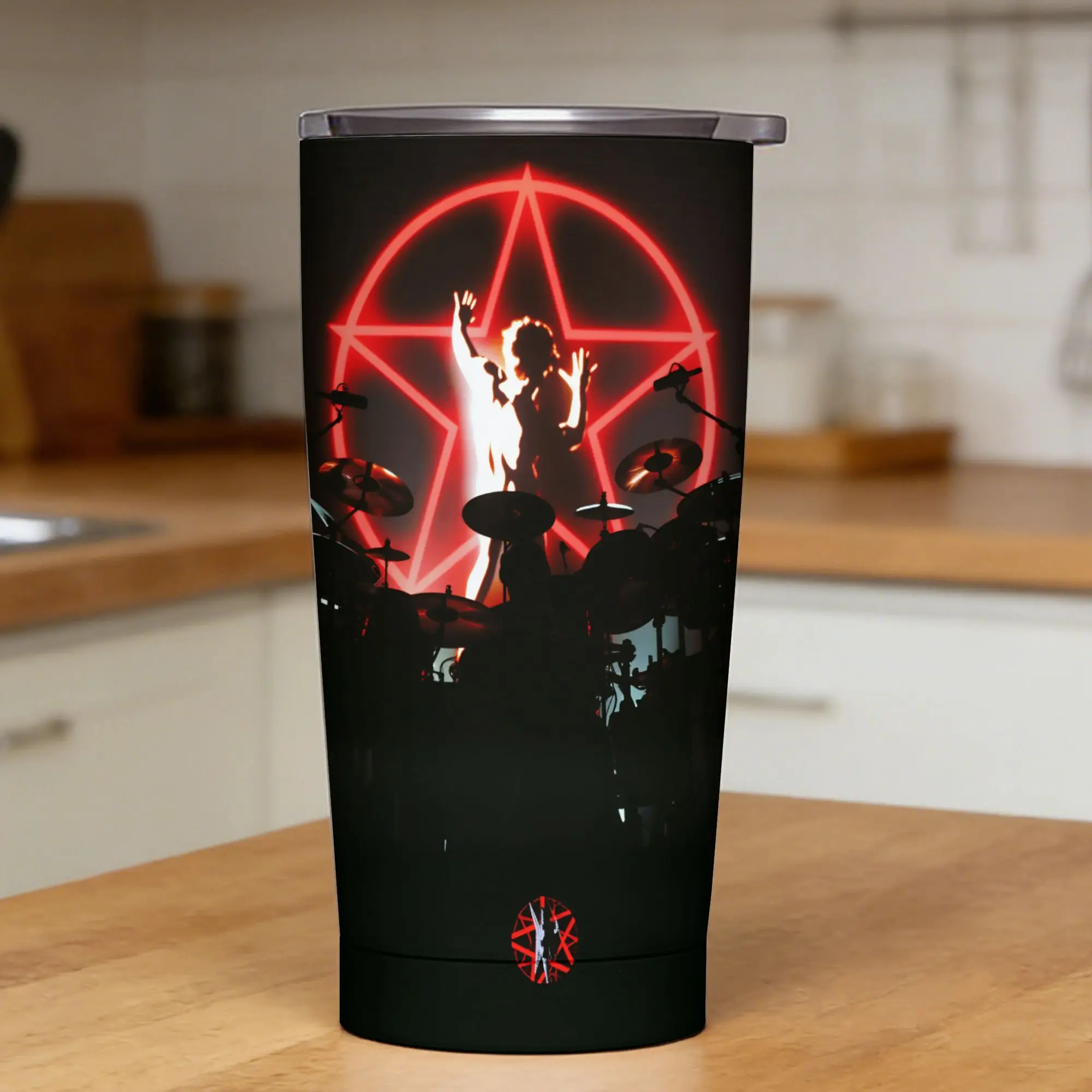 Rush Band Tumbler  Cold Drink Leakproof Stainless Steel Thermal Mug Graphic Car Mugs,