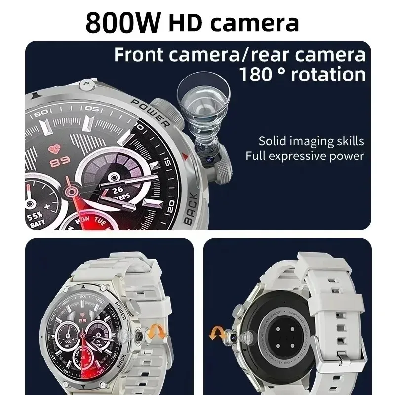 H12 LTE 4G 5G Android Smart Watch 1.6 Inch Amoled Panel 720 720 HD Resolution GPS Position WIFI Wireless Network Smartwatch
