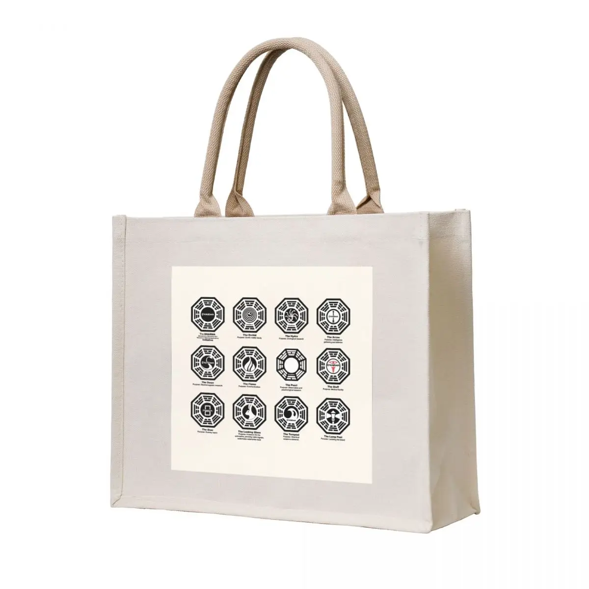 

Lost Dharma Initiative - The Stations Tote Bag Cloth bags tote bag reusable shopping bag Canvas for women