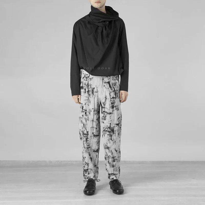 

Хлопковая рубашка YOJI OOAK POPLIN Черная рубашка на шнуровке