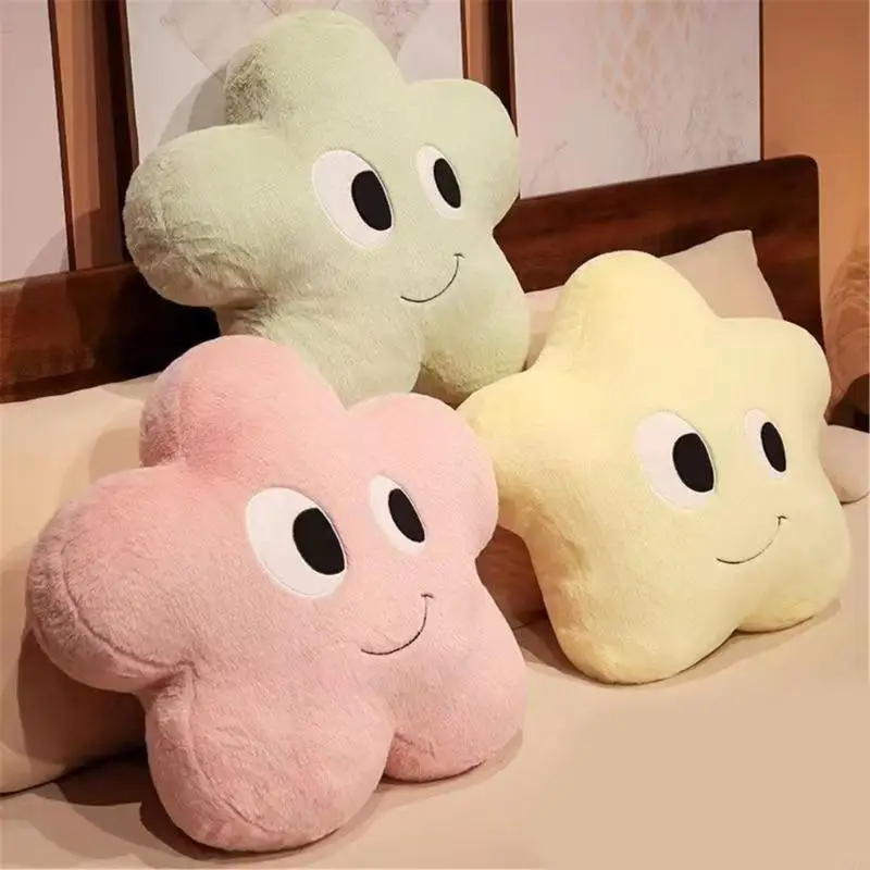 

Portable Plushes Star Pillow for Travel Office Rest Sofa Support and Home Decoration C7AC