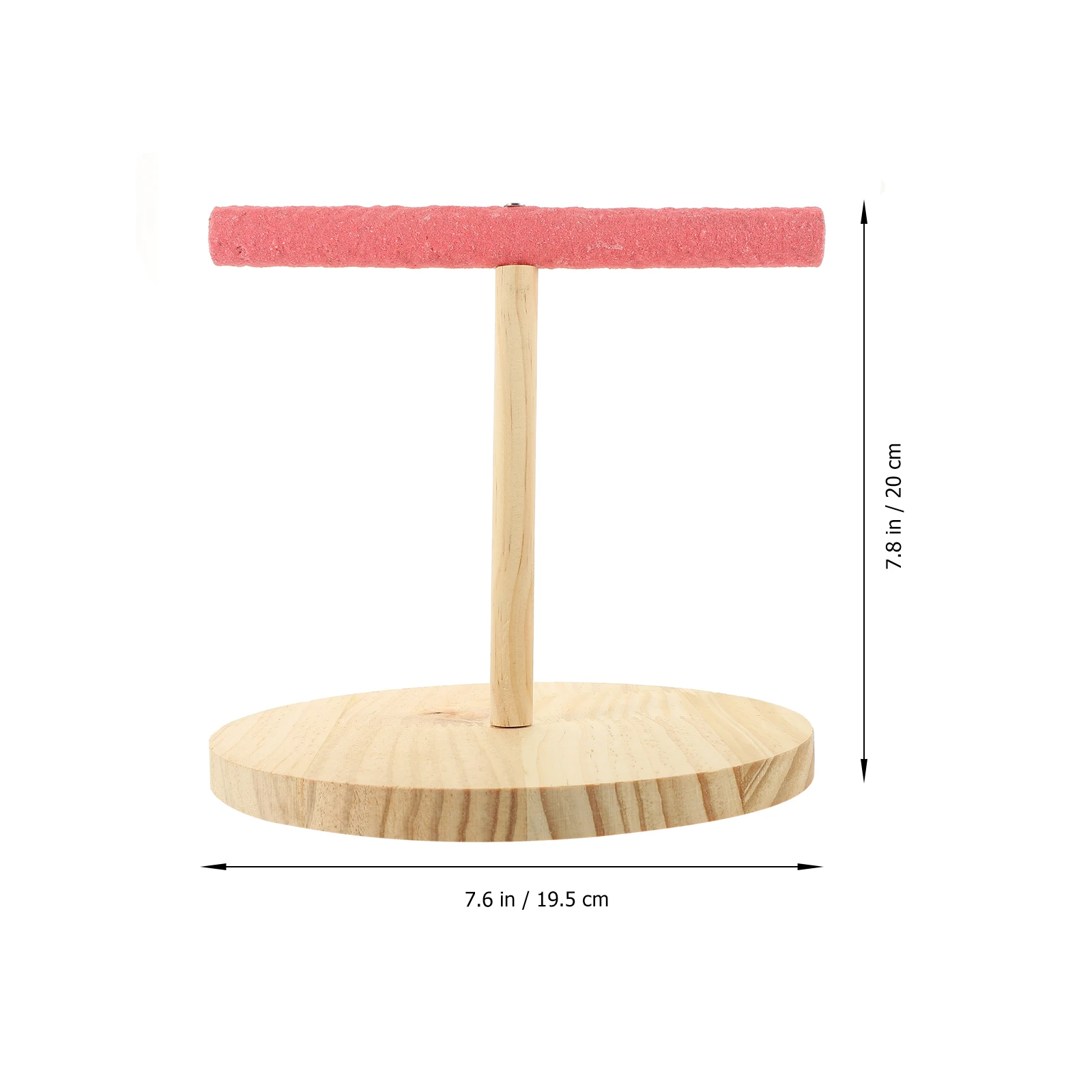 

Wooden Perch For Parrots Natural Wood Training Play Chew Indoor Pet Accessories Parrot Stand Platform Perches Bird Play Stand