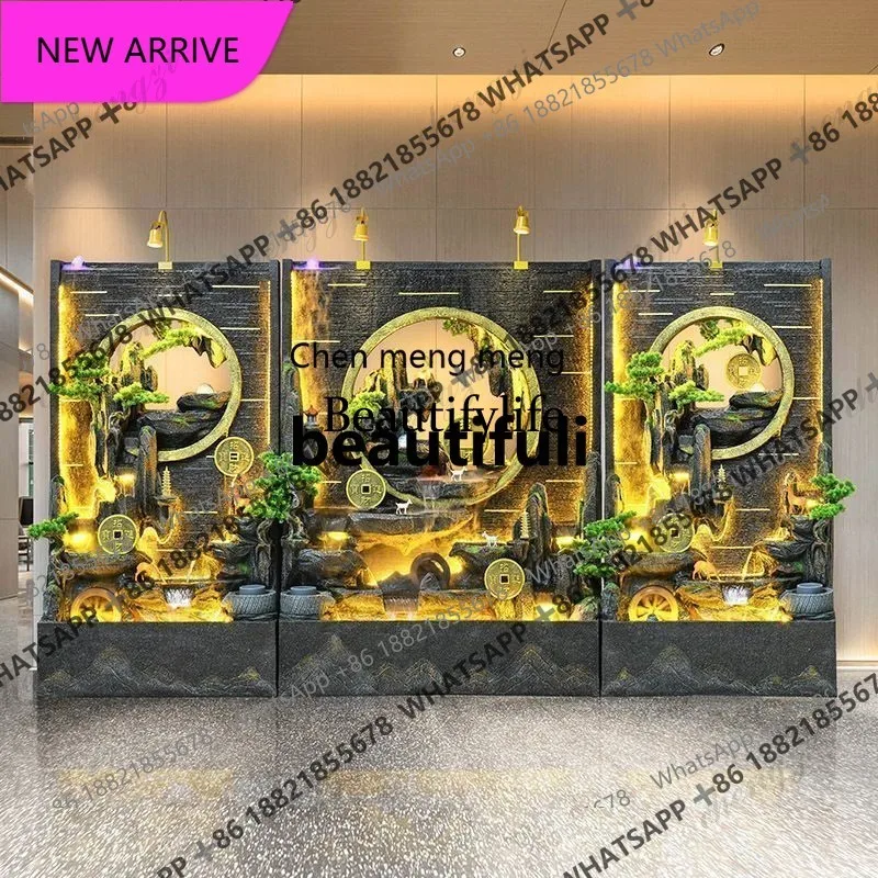 D5556 Flowing water fountain living room office screen courtyard fish pond landscaping ornament
