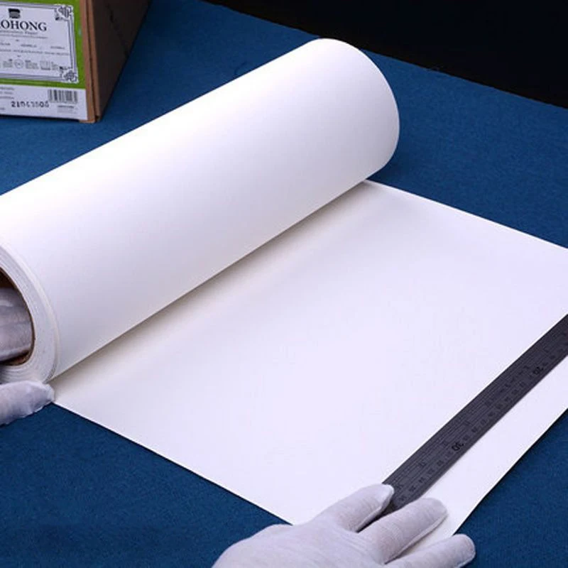 BAOHONG Watercolor Paper Roll 100% Cotton 140lb 300g 27cmX10m/37cmx10m Paper for Watercolor Can Be Cut