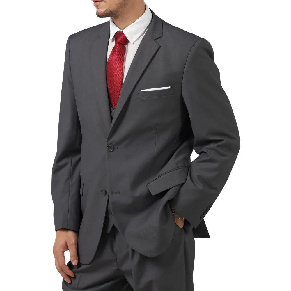 Men's Terno with Buckle Customizable Wedding Party Prom Suit Blazer Set Groomsmen Smoking Attire for Special Occasions