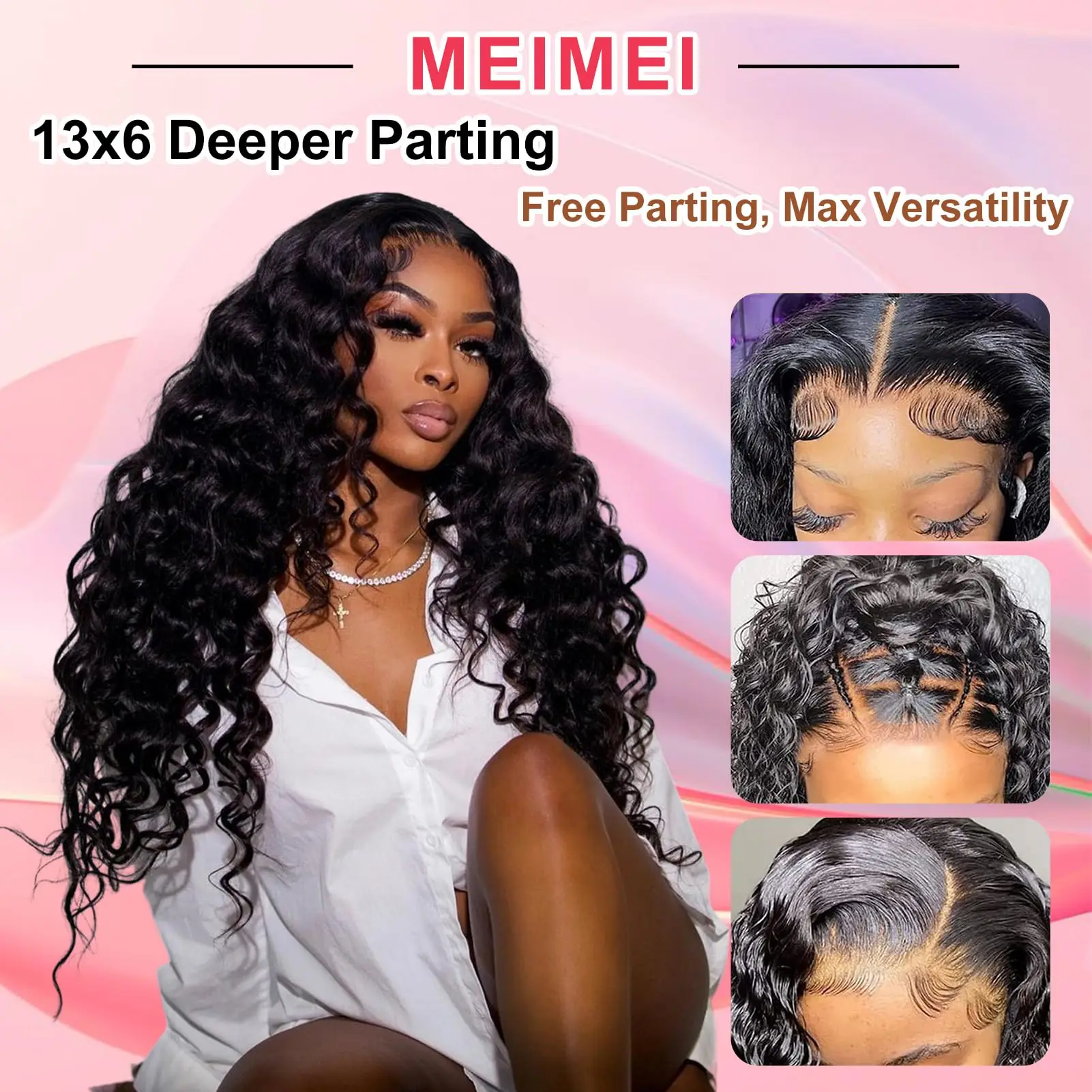 موجة عميقة الدانتيل الجبهة الباروكات شعر الإنسان 250 الكثافة 13x6 HD الدانتيل الباروكات الأمامية شعر الإنسان قبل قطعها عميق مجعد غلويليس الباروكات الإنسان