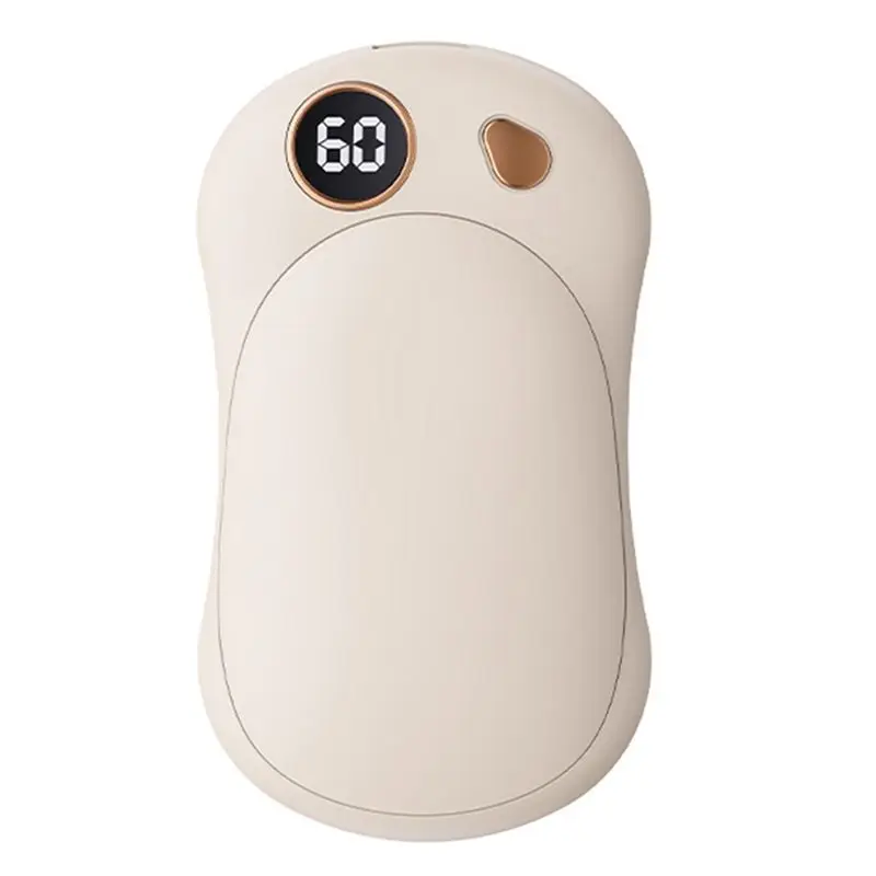 

Hand Warmers 2Pc Hand Warmers Winter Outdoor/Skiing/Hiiking 3 Heat Settings Portable Digital Display Beige Color